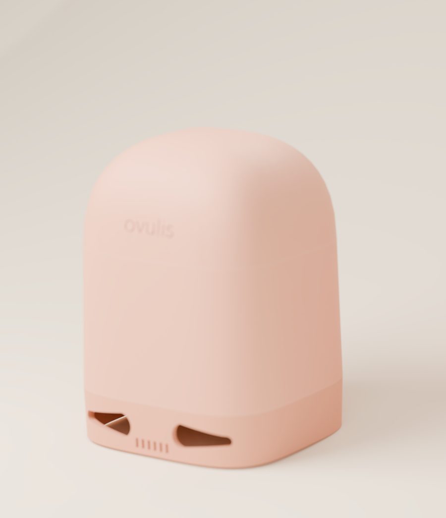 Ovulis pod — closed device, engineering render